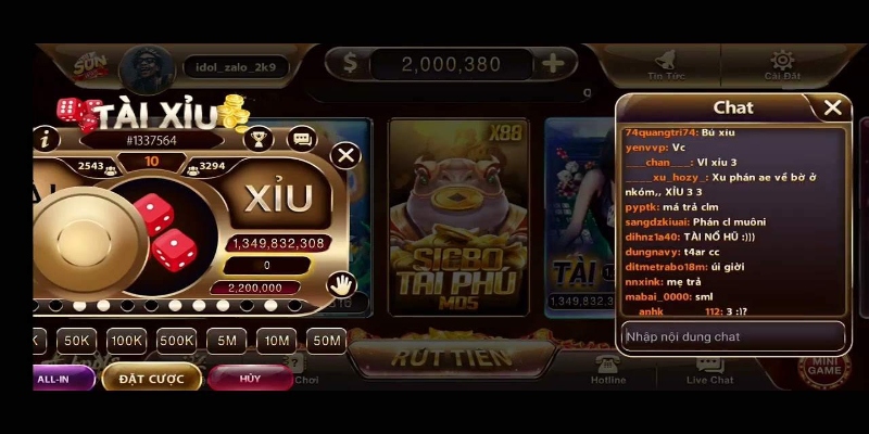 Nhóm kéo tài xỉu Sunwin: 5+ bí kíp chiến thắng từ hội cá cược 4 Kết hợp mẹo chơi cá nhân với thông tin từ nhóm kéo tài xỉu giúp tăng tỷ lệ thắng
